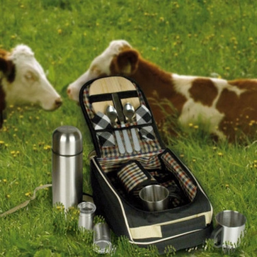 Logotrade advertising products photo of: Luxurious picnic backpack with cool bag GEORGIA